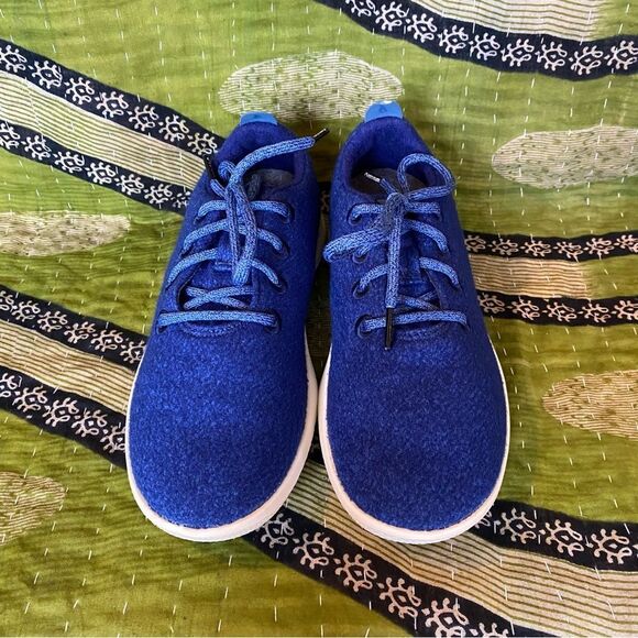 Allbirds Sam's Club Exclusive Wool Blue/ White Runners Size 8 - Picture 5 of 13